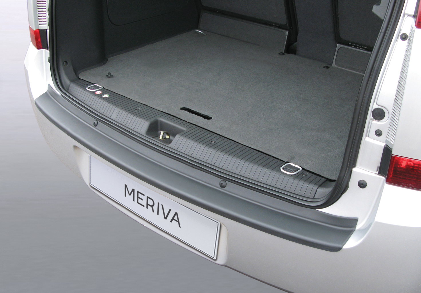 Купить багажника опель зафира б. Opel Meriva 2008 багажник. Opel Meriva багажник. Накладка бампера Meriva b. Opel Meriva a накладка бампера.
