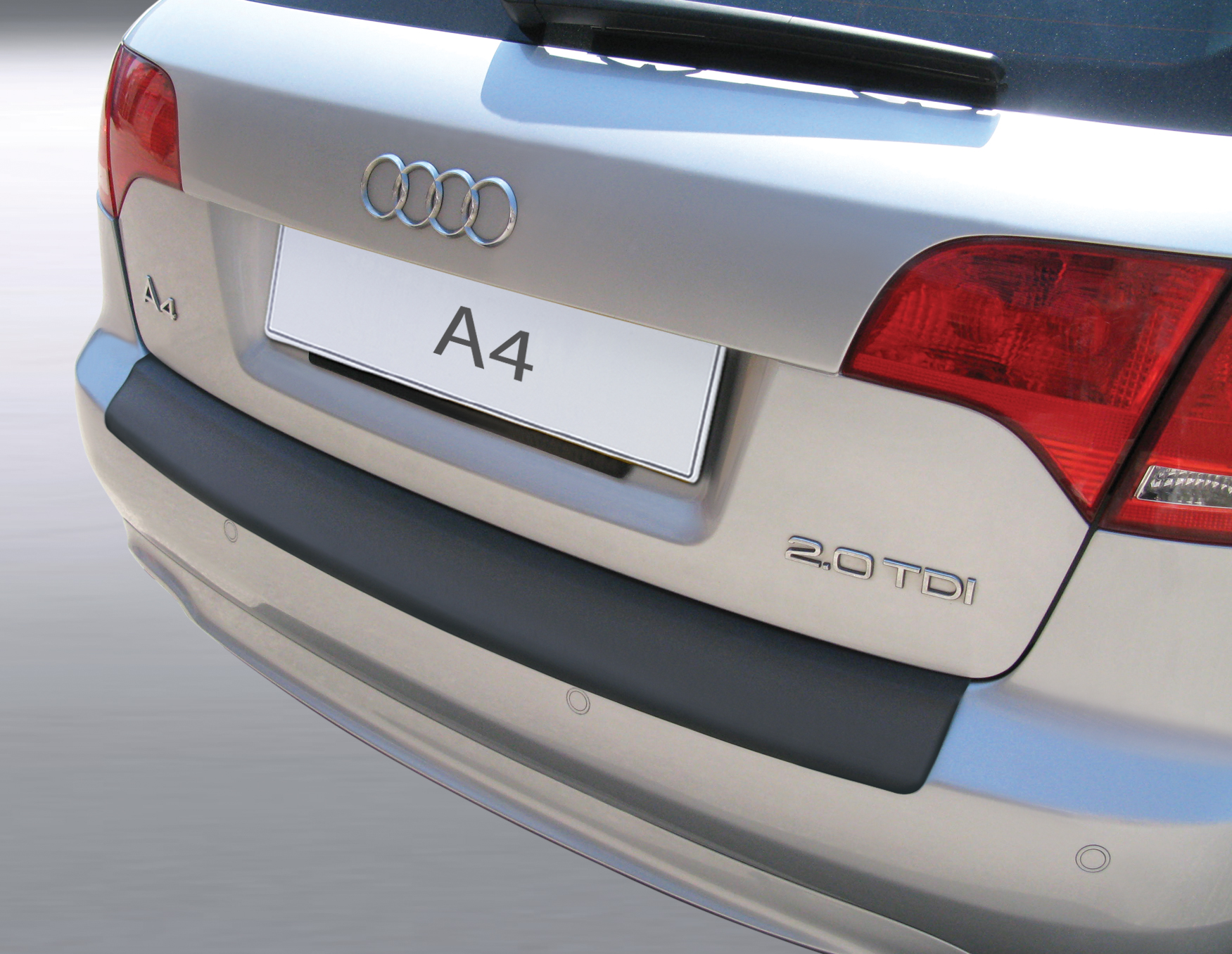 Ladekantenschutz mit Abkantung passend für Audi A4 Avant B7 für alle  Modelle inkl. S line ab BJ. 09.2004 bis 03.2008 (nicht für S4/RS4) ABS  Farbe schwarz