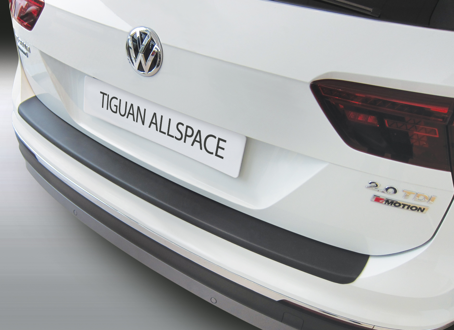 Ladekantenschutz mit Abkantung passend für Volkswagen Tiguan