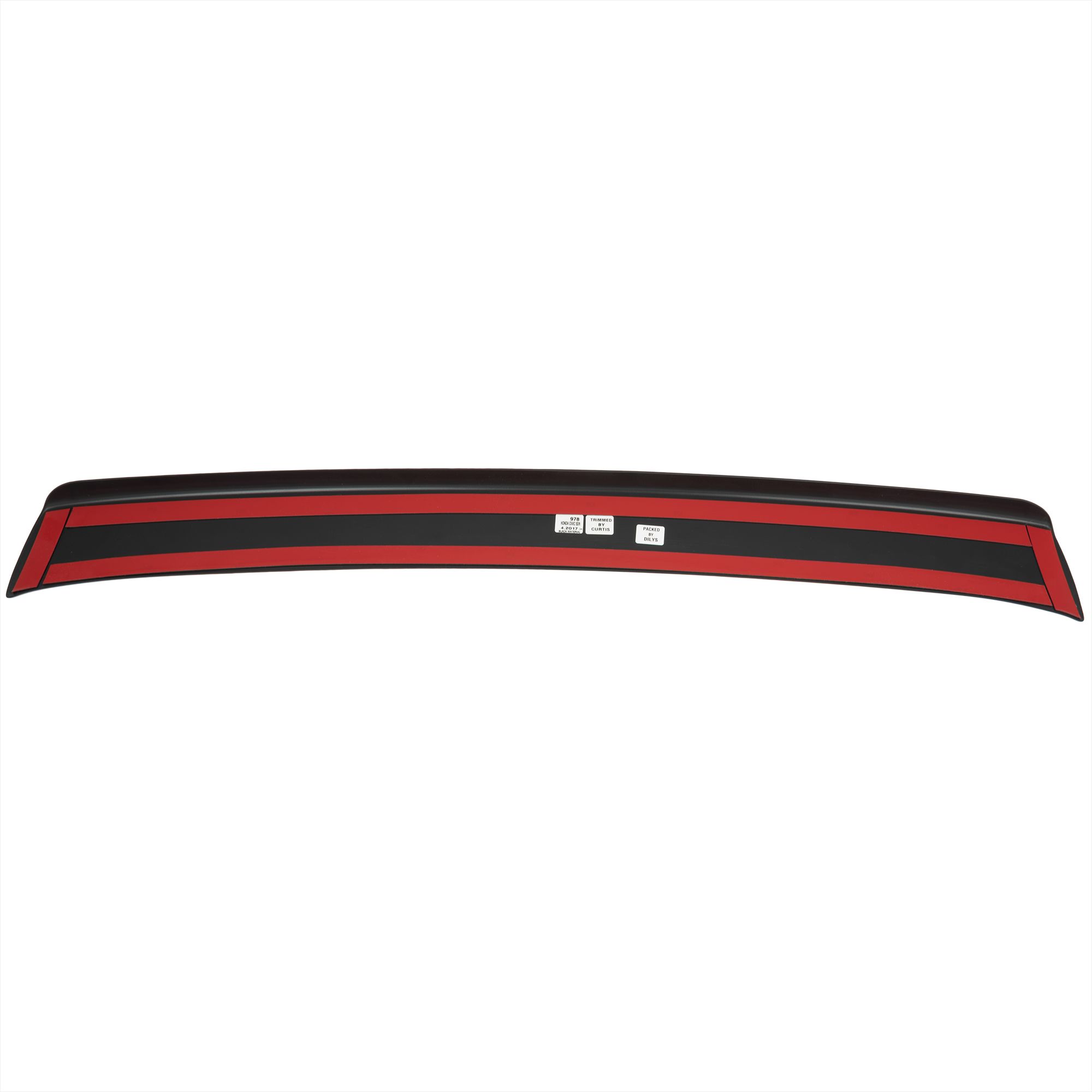 BJ Kombi 01.2014-06.2018 Stoßstangenschutz passgenau mit Abkantung ABS Farbe schwarz Aroba AR796 Ladekantenschutz kompatibel mit Honda Civic Tourer