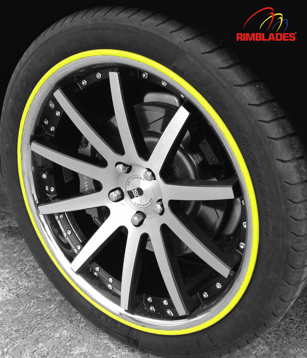 Rimblades Alloy Wheel Protector Yellow 