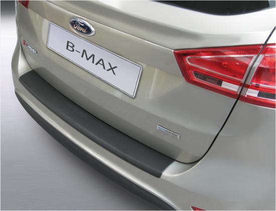 Ladekantenschutz mit Abkantung passend für Ford B MAX ab. BJ. 10.2012 bis  09.2017 ABS Farbe schwarz