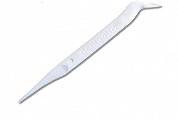 100 dentamin zobotrebcev v vrečki – posamezno higiensko oviti – 100 zobotrebcev s kavljem – bela – original dentamin
