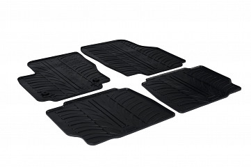 Custom Fit Rubber Floor Mats Compatible With Ford Mondeo Turnier (Estate), Limousine (Limousine) & Hatchback 11.2010-01.2015 4 Pcs Set, With Raised Edge, Award Winning Design, Black Colour, Precision-Fit Rubber Car Mats