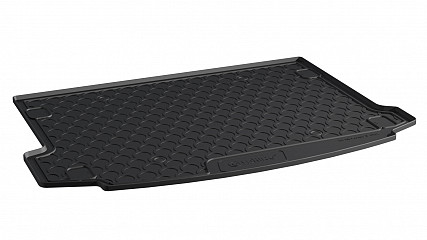Design Kofferraumwanne kompatibel mit Land Rover Range Rover Evoque ab BJ. 03.2019->  Kofferraummatte passgenau mit erhöhtem Rand