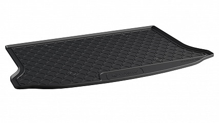 Design Kofferraumwanne kompatibel mit Volvo V40 T2, T3, T4 ab BJ. 08.2012-01.2020 für unteren (tiefen) Ladeboden Kofferraummatte passgenau mit erhöhtem Rand