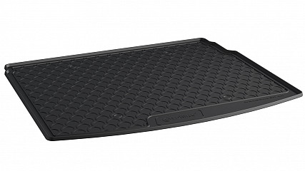 Design Cargo Trunk Liner Compatible With Megane III Grandtour Estate 05.2009-07.2016  Custom-fit Cargo Trunk Mat With Raised Edge