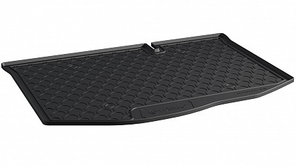 Design Cargo Trunk Liner Compatible With Fiesta 5 Doors 10.2008-06.2017 for Lower Floor Custom-fit Cargo Trunk Mat With Raised Edge