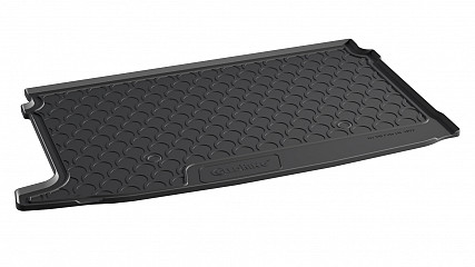 Design Cargo Trunk Liner Compatible With Polo  06.2009-07.2017  Custom-fit Cargo Trunk Mat With Raised Edge