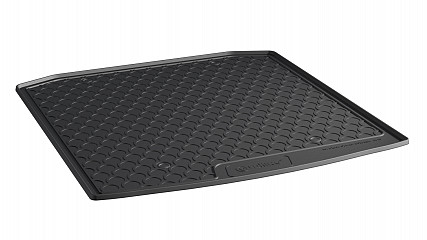 Design Cargo Trunk Liner Compatible With Octavia IV Combi (Estate) & RS Combi 04.2020-> for Lower Floor With or Without Spare Tire Custom-fit Cargo Trunk Mat With Raised Edge