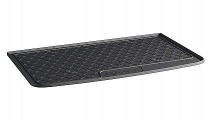 Design Cargo Trunk Liner Compatible With 500L 07.2017-> for Lower Floor (With or Without Spare Tire) Custom-fit Cargo Trunk Mat With Raised Edge
