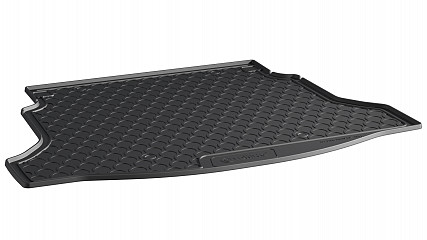 Design Cargo Trunk Liner Compatible With Civic Hatchback 04.2017-07.2022 for Lower Floor (Without Spare Tyre) Custom-fit Cargo Trunk Mat With Raised Edge