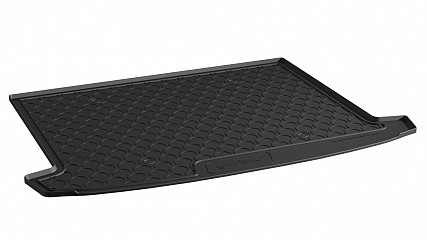 Design Cargo Trunk Liner Compatible With CLIO IV Grandtour (Estate) 11.2012-12.2020 for Upper Variable Floor Custom-fit Cargo Trunk Mat With Raised Edge