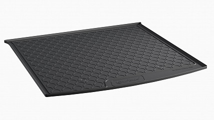 Design Cargo Trunk Liner Compatible With Kodiaq 5 Seats 03.2017-04.2023 for Upper Variable Floor With Spare Tire Custom-fit Cargo Trunk Mat With Raised Edge