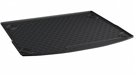 Design Kofferraumwanne kompatibel mit Ford Focus Turnier (Kombi) BJ. 09.2014-08.2018  Kofferraummatte passgenau mit erhöhtem Rand