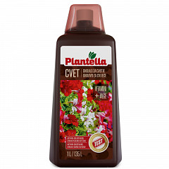Liquid Fertilizer PLANTELLA BLUME for Balcony & Houseplants 1 Liter – For Lush, Long-Lasting Blooms | With Algae, Vitamins & Bloom Activators | Easy to Use & Fast Acting