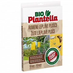 Große Leimringe Bio PLANTELLA 20 Stück Gelbsticker 20 x 26cm Gelbtafeln Klebrige Insektenfallen zum Schutz der Bäume vor kleinen Schädlingen wie Trauermücken Klebeplatten