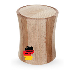 Handgefertigte Mini-Urne aus Buchenholz – Erinnerungsurne – 10 cm hoch – Gedenkurne – Kleine Urne für Tierasche, Teilasche oder Andenken – Natürlich, stilvoll & chemiefrei