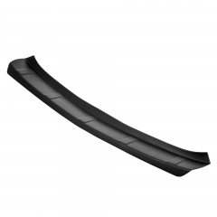 Rear Bumper Protector compatible with Opel Corsa E 12.2014-05.2019 ribbed surface Rearguard, Tailored Fit Bumper Guard, ABS Plastic- Colour Matte Black