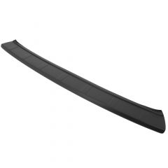 Rear Bumper Protector compatible with Volkswagen T6 & T6.1 04.2015-> Transporter Multivan California Caravelle with Heckklappe Rearguard, Tailored Fit Bumper Guard, ABS Plastic- Colour Matte Black