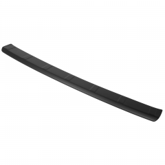Rear Bumper Protector compatible with Volkswagen Golf VII Hatchback 11.2012-05.2020 7, also for GTI & R ribbed surface Rearguard, Tailored Fit Bumper Guard, ABS Plastic- Colour Matte Black