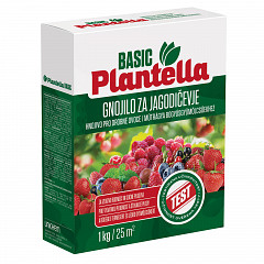 PLANTELLA Basic Berry Fertilizer 1Kg – Granules for Strawberries, Raspberries, Currants & Blueberries – Promotes Flowering, Fertility & Juicy Berries – With Potassium for Better Yields