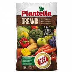 Organic Fertilizer PLANTELLA 20kg – Organic Pellets with Added Potassium for 30% Higher Yield – 100% Natural