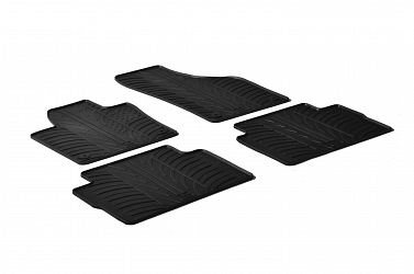 Custom Fit Rubber Floor Mats Compatible With Seat Alhambra 10.2010-04.2020 4 Pcs Set, With Raised Edge, Award Winning Design, Black Colour, Precision-Fit Rubber Car Mats