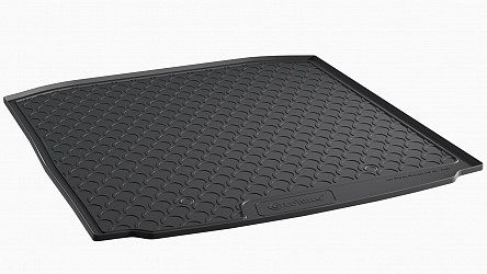 Design Kofferraumwanne kompatibel mit Skoda Octavia Limousine BJ. 02.2013-10.2019 für unteren (tiefen) Ladeboden (nicht für variablen Ladeboden) Kofferraummatte passgenau mit erhöhtem Rand