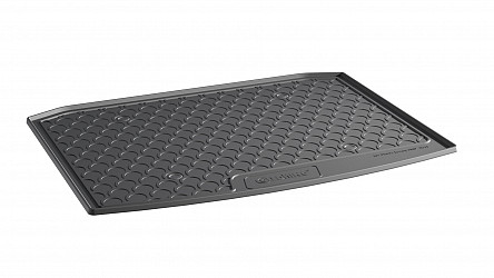 Design Cargo Trunk Liner Compatible With Karoq ohne Allrad 11.2017-> for Lower Floor With or Without Spare Tire (2 WD) Custom-fit Cargo Trunk Mat With Raised Edge