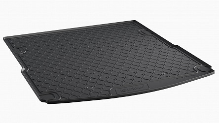 Design Cargo Trunk Liner Compatible With A6, S6, Sedan 4F 04.2004-12.2010 for Upper Variable Floor Custom-fit Cargo Trunk Mat With Raised Edge