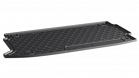 Design Cargo Trunk Liner Compatible With i20 Hatchback 10.2020-> for Upper Variable Floor Custom-fit Cargo Trunk Mat With Raised Edge