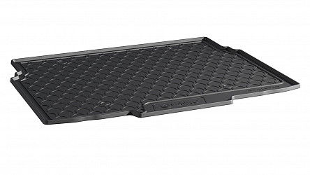 Design Cargo Trunk Liner Compatible With Crossland X 06.2017-07.2024 for Lower Floor (enjoy) Custom-fit Cargo Trunk Mat With Raised Edge