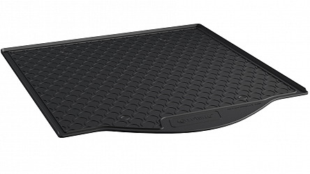 Design Kofferraumwanne kompatibel mit Ford Mondeo Turnier (Kombi) ab BJ. 10.2014-01.2019 mit schmalem Notrad Kofferraummatte passgenau mit erhöhtem Rand