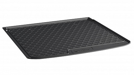 Design Cargo Trunk Liner Compatible With Enyaq 04.2021-> for Upper Floor (Not For Variable Floor) Custom-fit Cargo Trunk Mat With Raised Edge