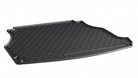 Design Cargo Trunk Liner Compatible With C Class Sedan W206 not for Hybrid 06.2021-> With Trunk Package (With Net On Left) Custom-fit Cargo Trunk Mat With Raised Edge
