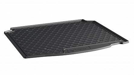 Design Cargo Trunk Liner Compatible With Corolla Cross 04.2019-> for Upper Variable Floor With Narrow Spare Tire Custom-fit Cargo Trunk Mat With Raised Edge