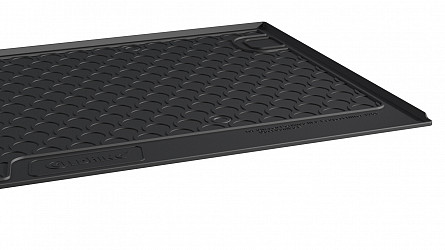 Design Cargo Trunk Liner Compatible With Doblo 07.2022-> for Passenger Custom-fit Cargo Trunk Mat With Raised Edge