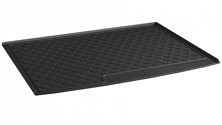 Design Kofferraumwanne kompatibel mit Mercedes Benz B Klasse W246 BJ. 10.2011-01.2019 für variablen Ladeboden in oberer Position Kofferraummatte passgenau mit erhöhtem Rand