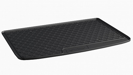 Design Kofferraumwanne kompatibel mit Mercedes Benz A Klasse 5 Türer Schrägheck W176 BJ. 09.2012-04.2018  Kofferraummatte passgenau mit erhöhtem Rand