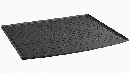 Design Kofferraumwanne kompatibel mit Seat Ateca
 ab BJ. 07.2016-> für (hohen) fixen Ladeboden/nicht für variablen Boden Kofferraummatte passgenau mit erhöhtem Rand