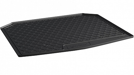 Design Cargo Trunk Liner Compatible With Karoq 11.2017-> for Lower Variable Floor With or Without Narrow Spare Tire (2 WD/4 WD) Custom-fit Cargo Trunk Mat With Raised Edge