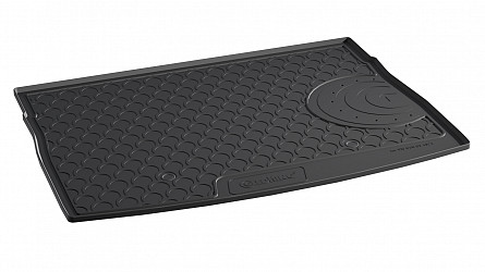 Design Cargo Trunk Liner Compatible With Golf Sportsvan 03.2014-07.2020 for Upper Variable Floor Custom-fit Cargo Trunk Mat With Raised Edge