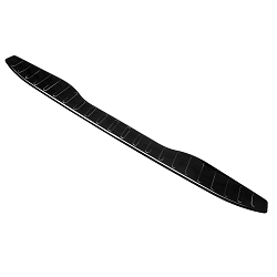 Stainless Steel Rear Bumper Protector Compatible With Ford S-Max 05.2006-08.2015 Rearguard, Tailored Fit Bumper Guard,  Loading Edge Protector- Colour Black Mirror Stainless Steel (Black Chrome)