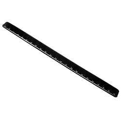 Edelstahl Ladekantenschutz passend für Mercedes Benz B Klasse W246 BJ. 10.2011-1.2019 Stoßstangenschutz passgenau mit Abkantung V2A Schwarz Spiegelglanz (Black Chrome)