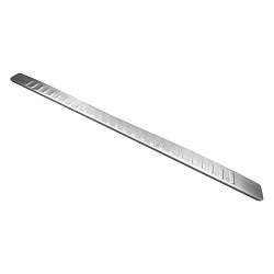 Stainless Steel Rear Bumper Protector Compatible With Mercedes Benz Vito & Viano W639 & V639 06.2003-04.2014 Rearguard, Tailored Fit Bumper Guard,  Loading Edge Protector- Colour Brushed Stainless Steel