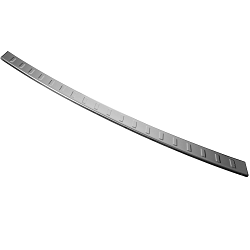 Stainless Steel Rear Bumper Protector Compatible With Volkswagen Sharan 08.2010-06.2022 Rearguard, Tailored Fit Bumper Guard,  Loading Edge Protector- Colour Polished Stainless Steel (Chrome)