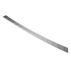 Stainless Steel Rear Bumper Protector Compatible With Volkswagen Passat Variant B8 (Estate) 11.2014-11.2023 Rearguard, Tailored Fit Bumper Guard,  Loading Edge Protector- Colour Polished Stainless Steel (Chrome)