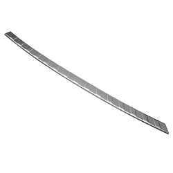 Stainless Steel Rear Bumper Protector Compatible With Mercedes Benz GLC (also for AMG) 09.2015-04.2019 Rearguard, Tailored Fit Bumper Guard,  Loading Edge Protector- Colour Polished Stainless Steel (Chrome)