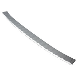 Stainless Steel Rear Bumper Protector Compatible With Mazda MX-30 09.2020-> Rearguard, Tailored Fit Bumper Guard,  Loading Edge Protector- Colour Polished Stainless Steel (Chrome)